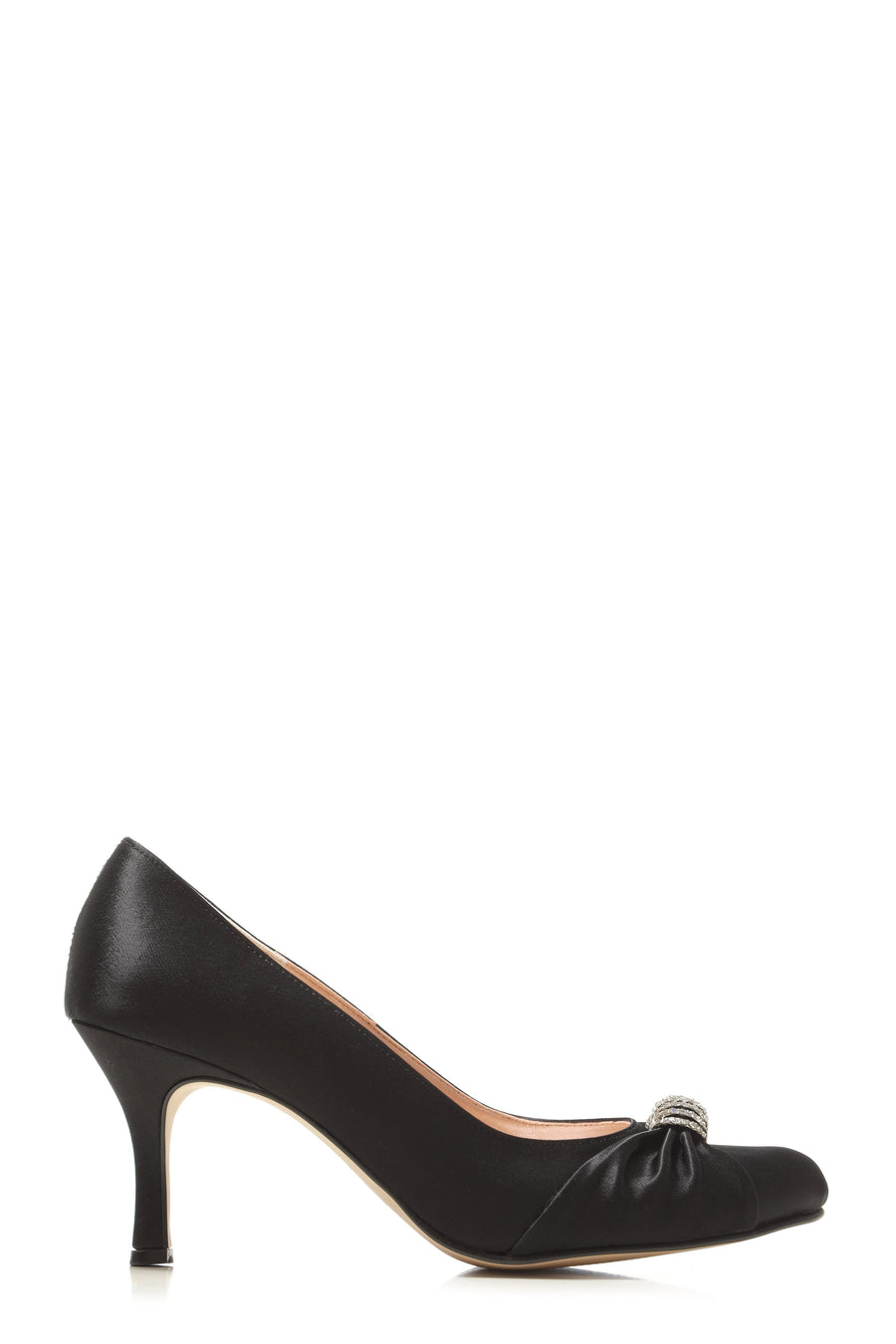 Anabela diamante brooch heels