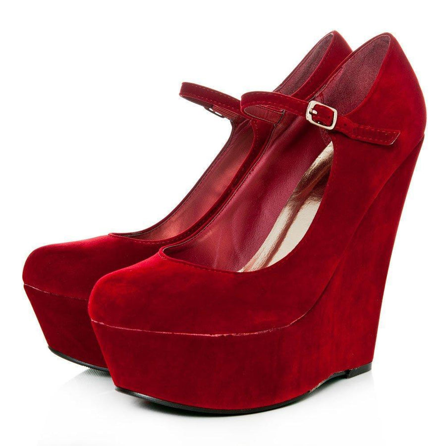 RED SUEDE
