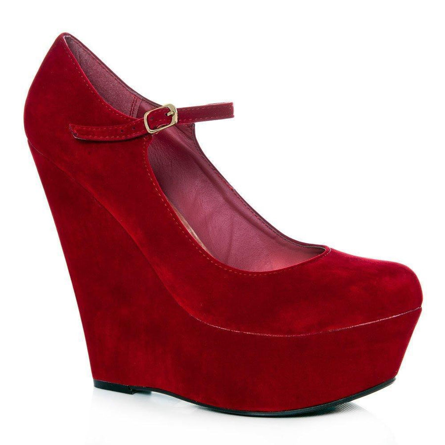 RED SUEDE