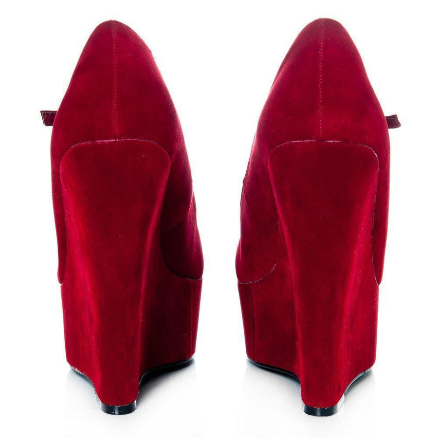 RED SUEDE