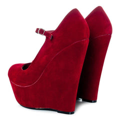 RED SUEDE