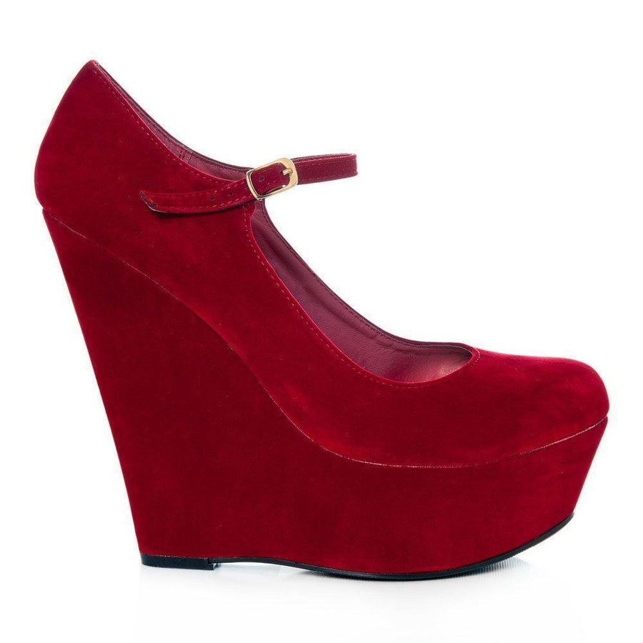 RED SUEDE