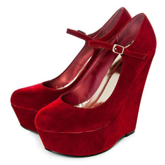 RED SUEDE