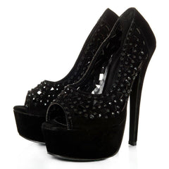 BLACK SUEDETTE
