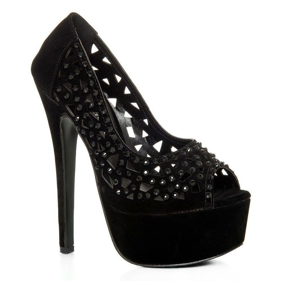 BLACK SUEDETTE