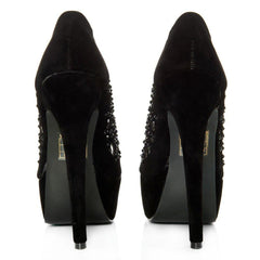 BLACK SUEDETTE