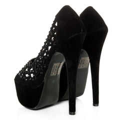 BLACK SUEDETTE