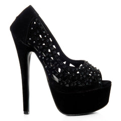 BLACK SUEDETTE
