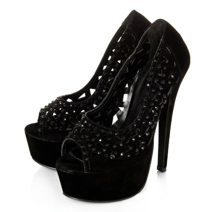 BLACK SUEDETTE
