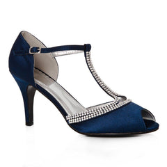 NAVY SATIN