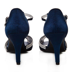 NAVY SATIN
