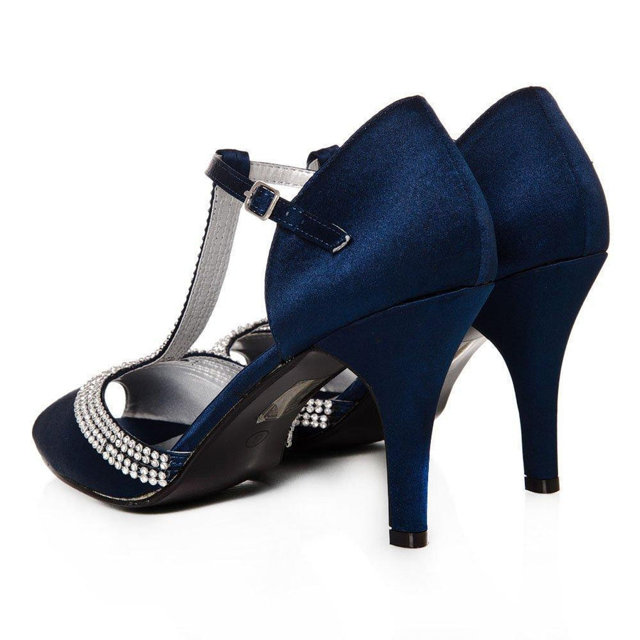 NAVY SATIN