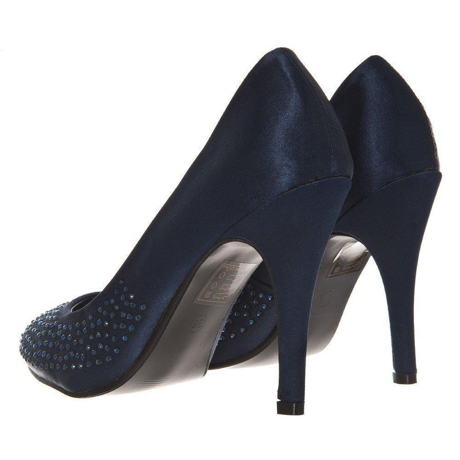 NAVY SATIN