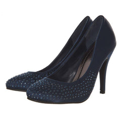 NAVY SATIN