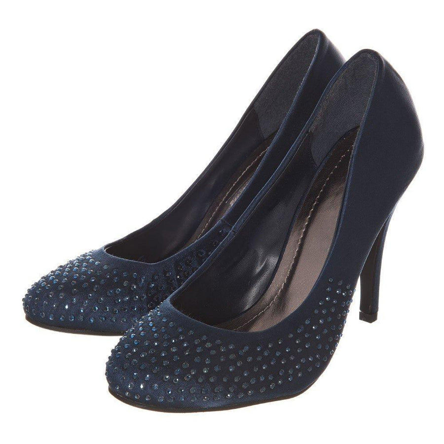 NAVY SATIN