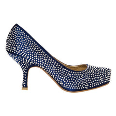 NAVY SATIN
