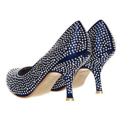 NAVY SATIN