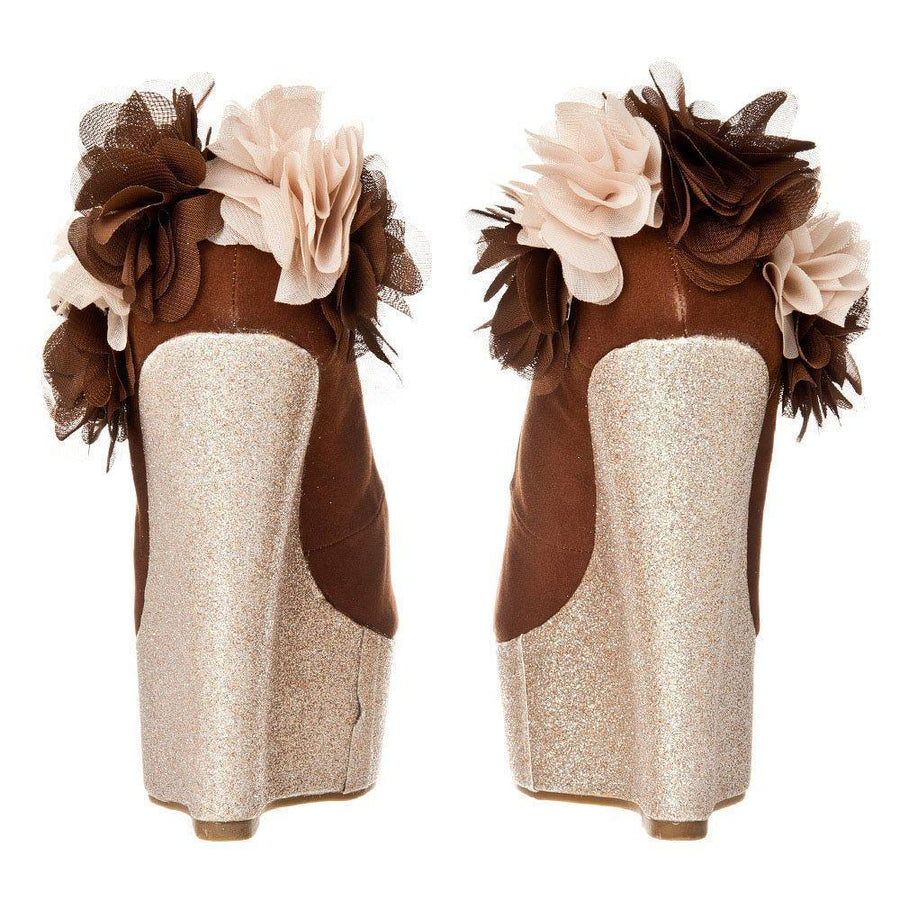 BROWN SUEDETTE