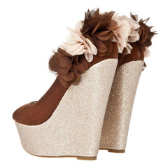 BROWN SUEDETTE