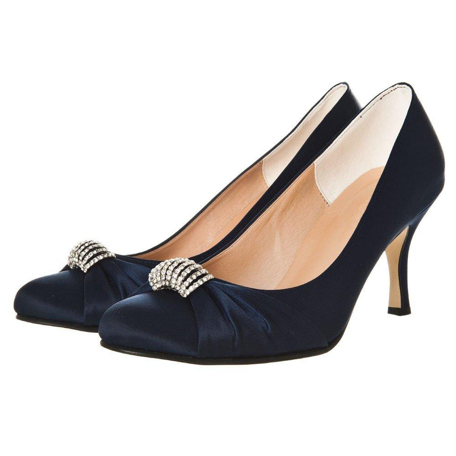 NAVY SATIN