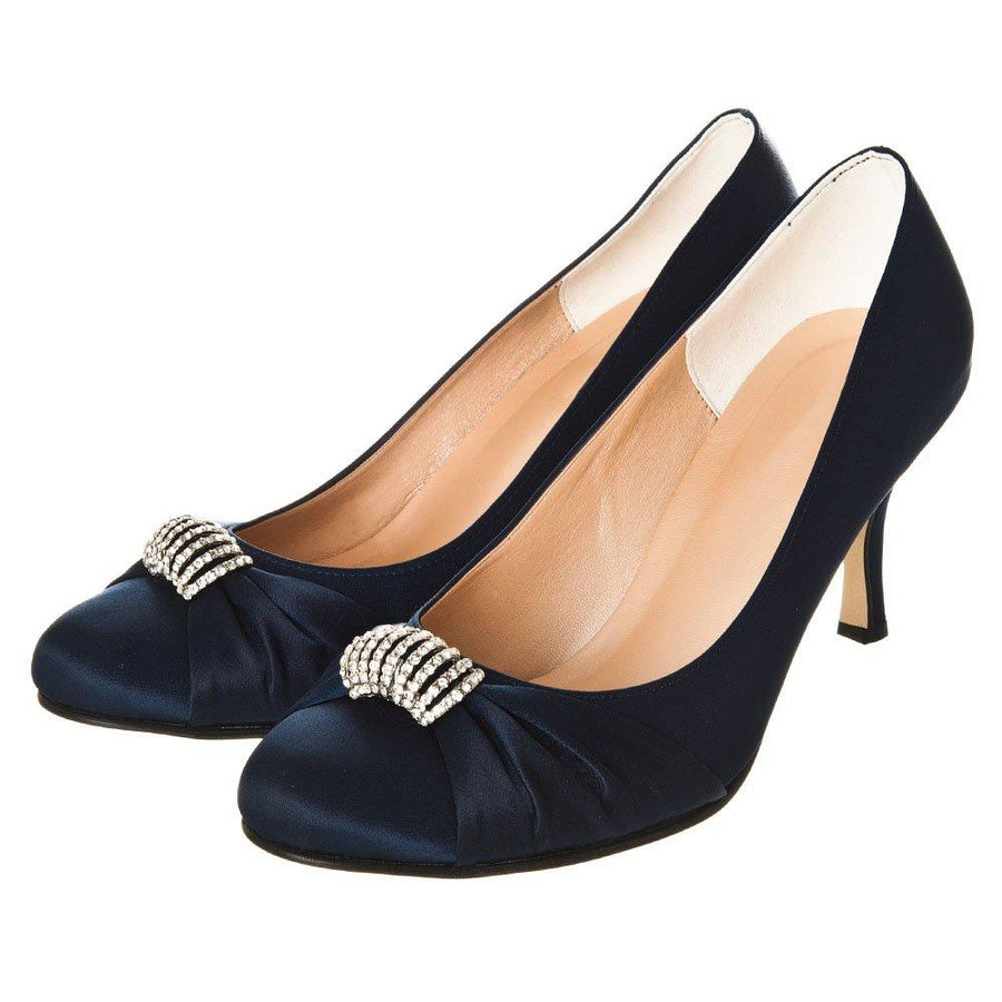 NAVY SATIN
