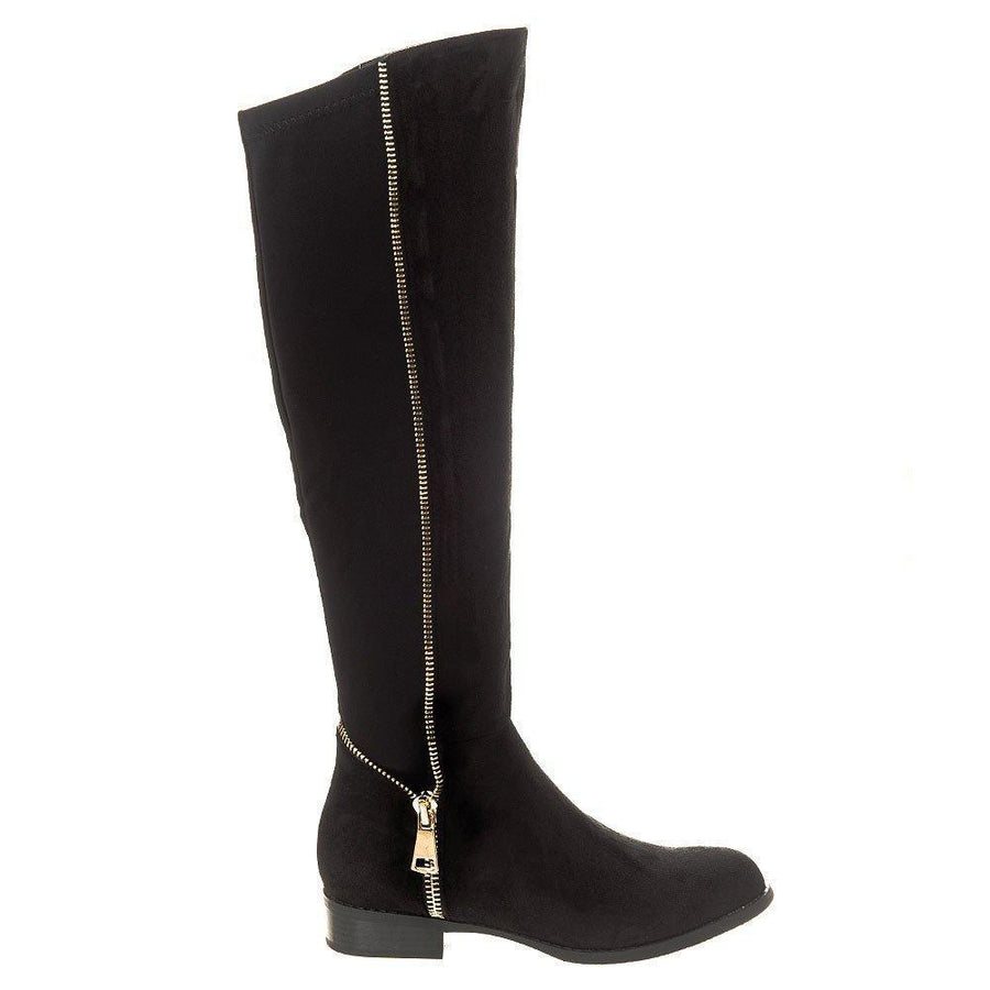 BLACK SUEDETTE