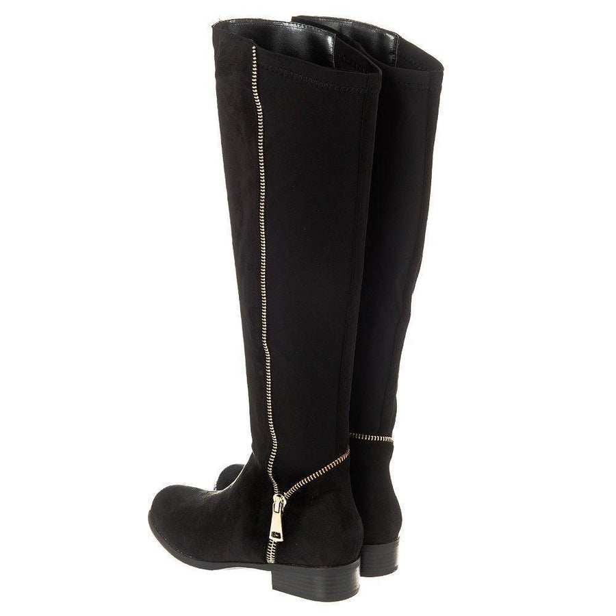 BLACK SUEDETTE