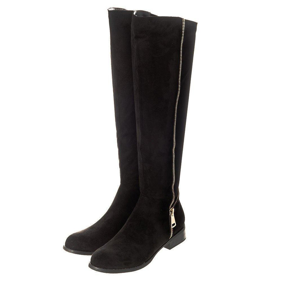 BLACK SUEDETTE