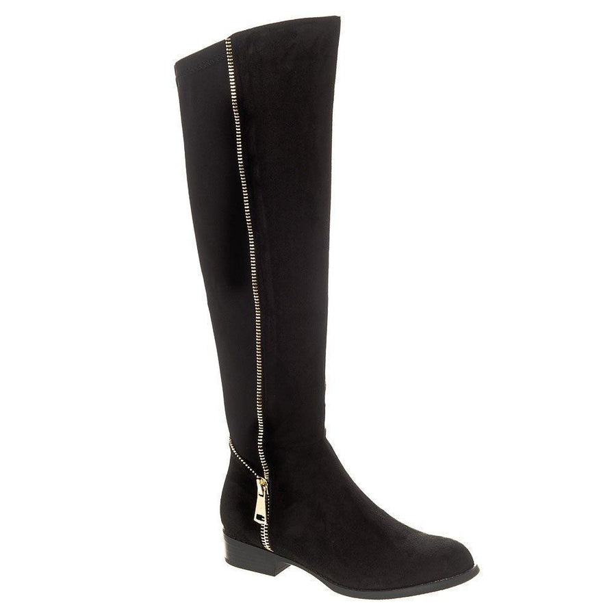 BLACK SUEDETTE