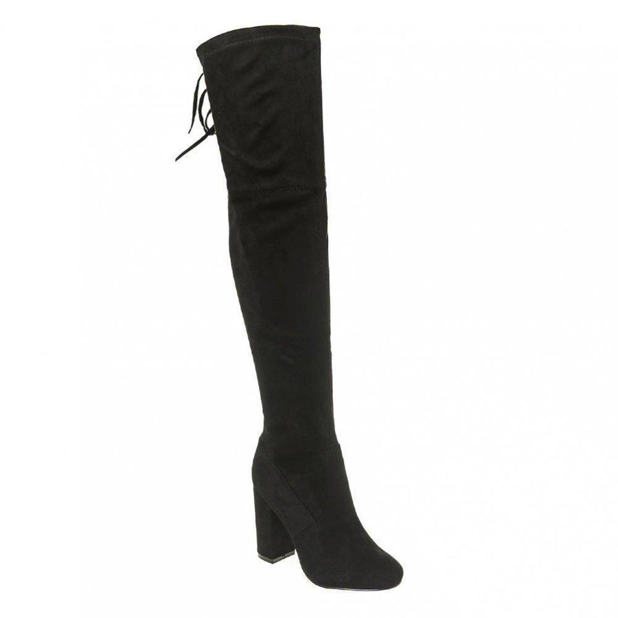 BLACK SUEDETTE