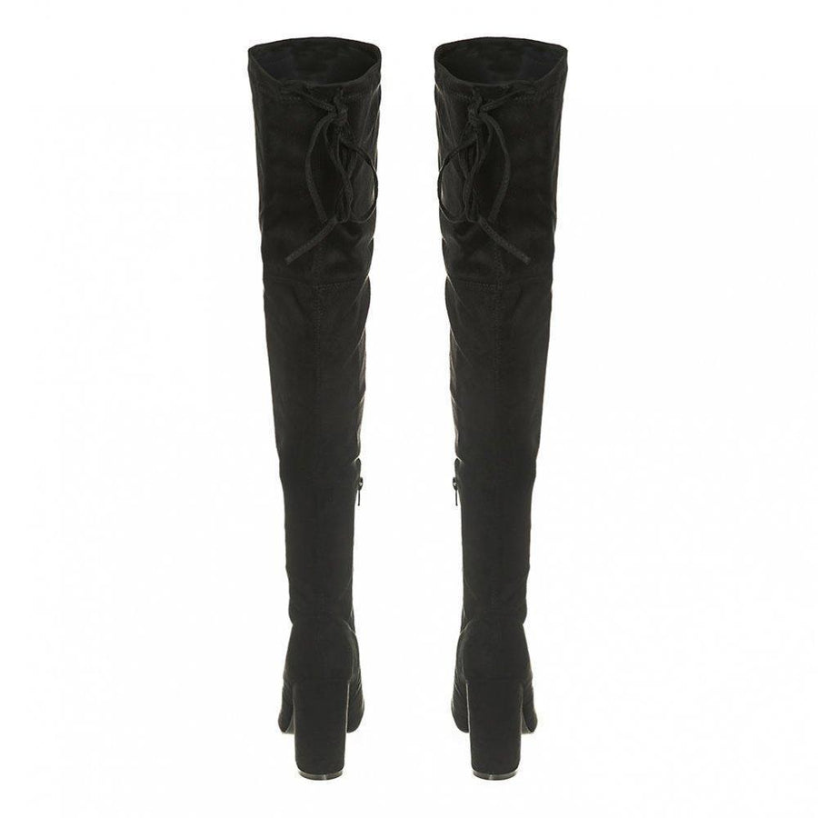 BLACK SUEDETTE