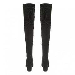 BLACK SUEDETTE