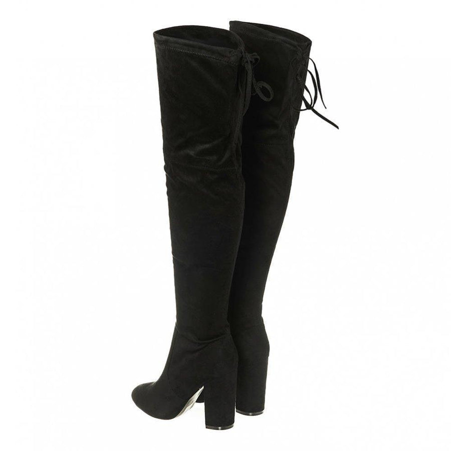 BLACK SUEDETTE