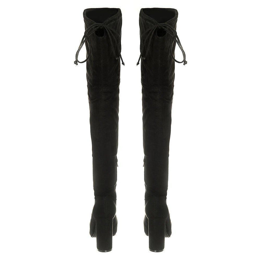 BLACK SUEDETTE