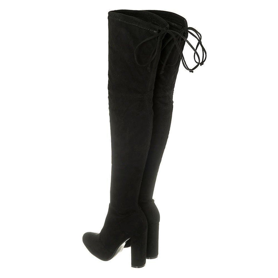 BLACK SUEDETTE