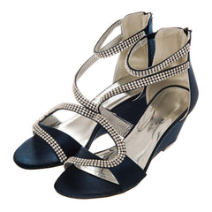 NAVY SATIN