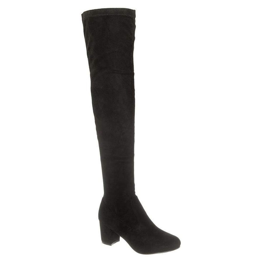 BLACK SUEDETTE