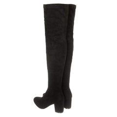 BLACK SUEDETTE