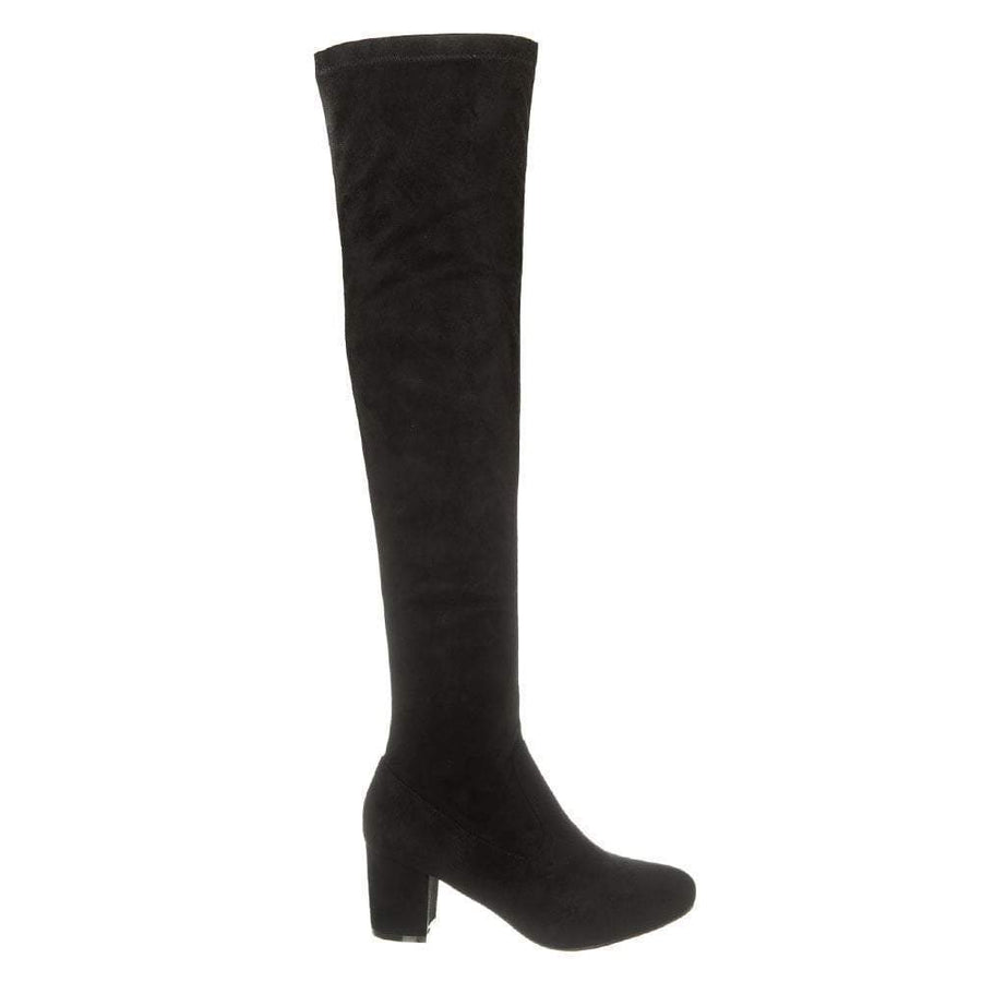 BLACK SUEDETTE