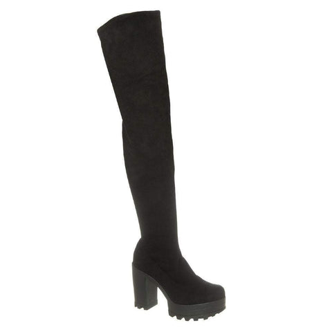BLACK SUEDETTE
