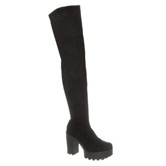 BLACK SUEDETTE