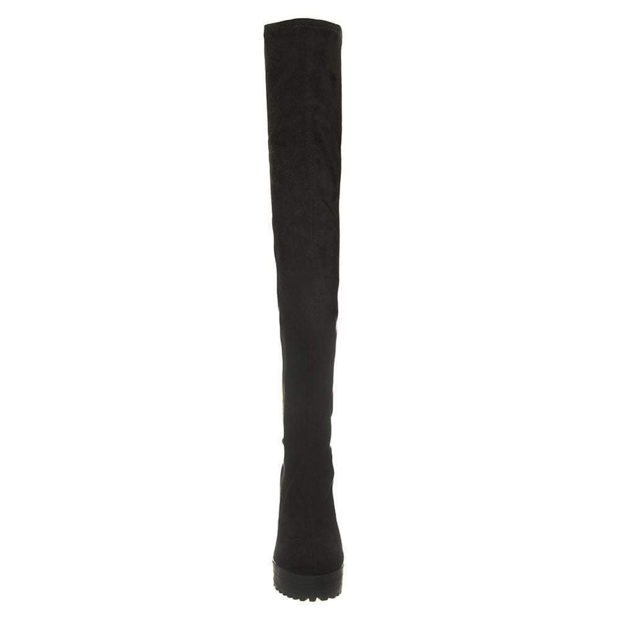 BLACK SUEDETTE