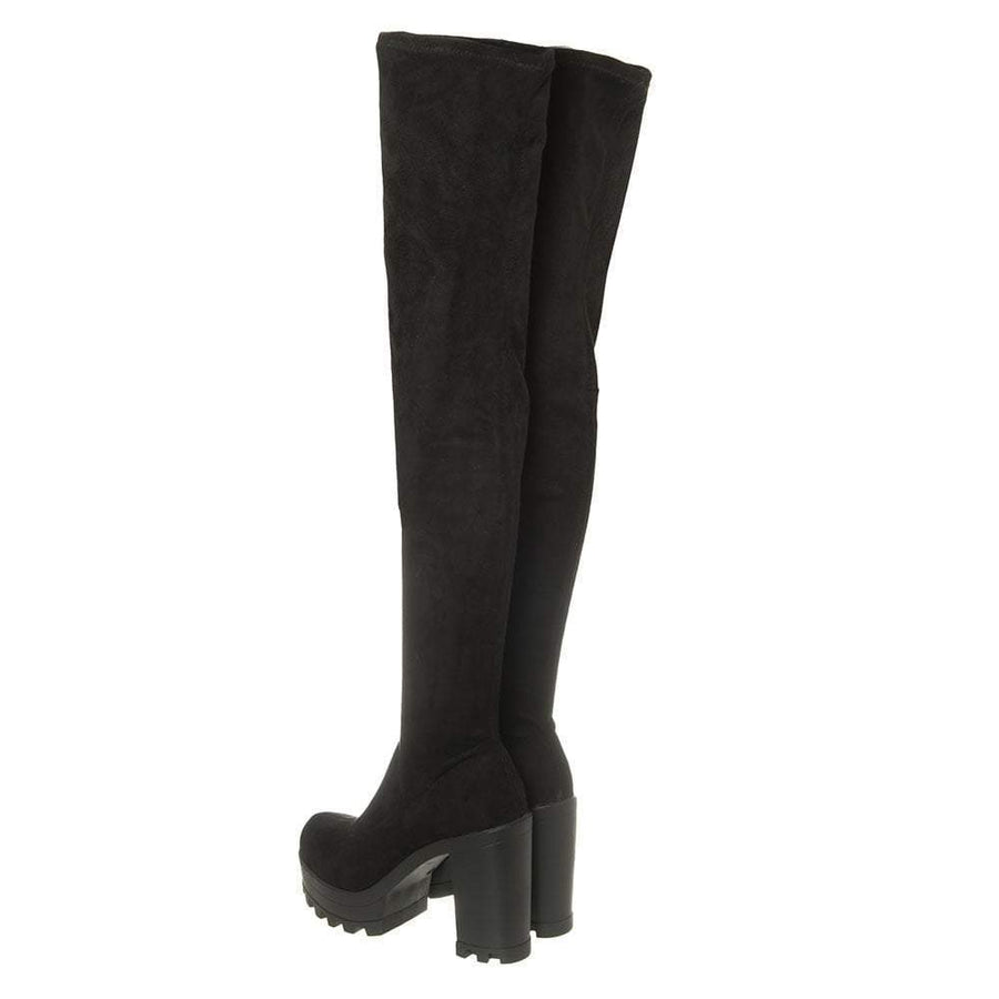 BLACK SUEDETTE