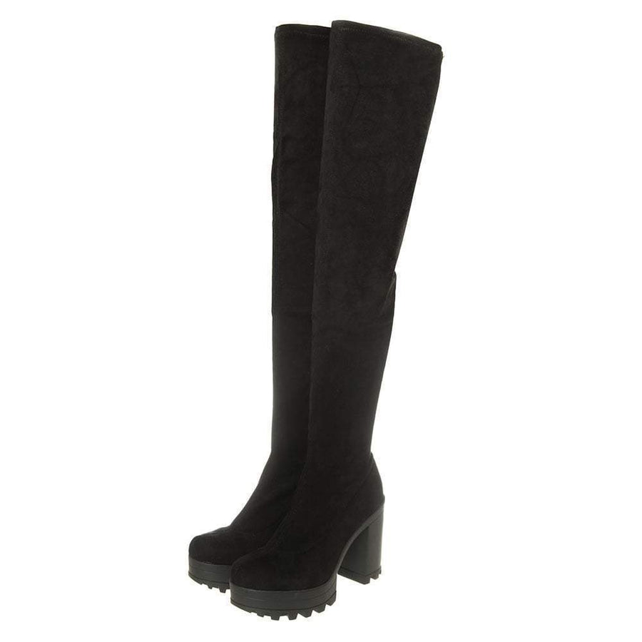 BLACK SUEDETTE