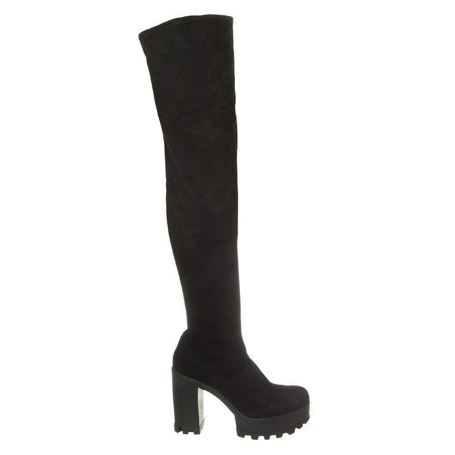 BLACK SUEDETTE