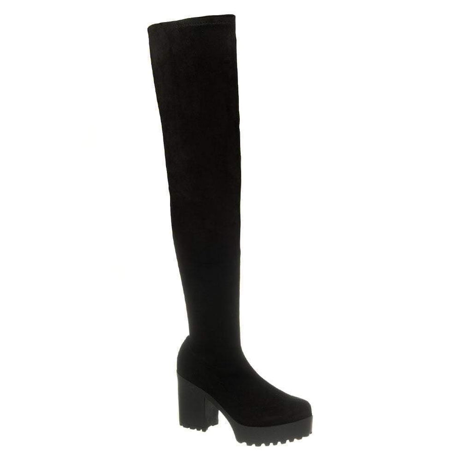 BLACK SUEDETTE