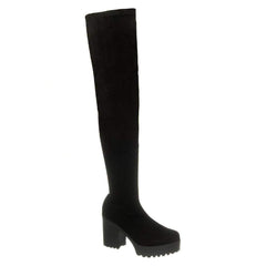 BLACK SUEDETTE