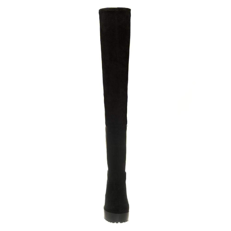 BLACK SUEDETTE