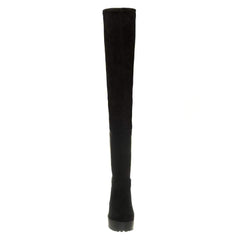 BLACK SUEDETTE