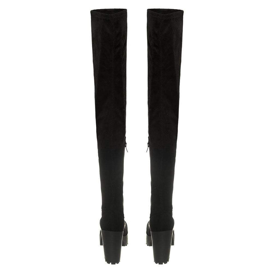 BLACK SUEDETTE